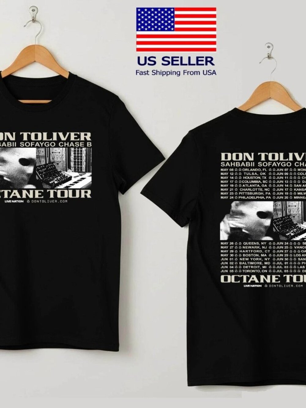 Don Toliver Octane Tour 2026 Concert Graphic T-Shirt